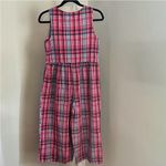 Urban Outfitters  Pink & Blue Plaid Overalls Wide Leg Crop Length Womens Size XS Photo 1