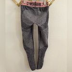 Gymshark Flex Leggings Charcoal Marl/ Peach Pink XS Grey Pink Photo 6