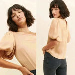 Anthropologie  MINKPINK Ines Balloon Sleeve Blouse Size Small $119 Photo 13
