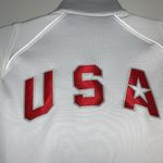 Nike Vintage  Team USA White Athletics Jacket Sz S Photo 4