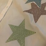 NWT rhinestone star oversized shirt white poplin size M Size M Photo 4