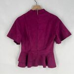 CQ by CQ Elegant Purple Faux Suede Mock V Photo 8