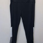 Zone Pro Woman’s 3X Black Leggings Ankle Gym Workout White grey Photo 0