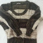 SUPER cute warm stripes sweater sz S Photo 0