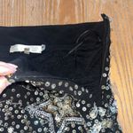 Love Shack Fancy Lani Sequined Embellished Crepe Mini Skirt Photo 5