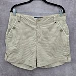Bill Bass Jeans Bermuda Flat Front Stripe Bottoms Pants Shorts Cotton 10 Photo 0