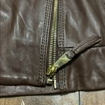 ✨STUNNING✨ Vintage 100% Lambskin Moto Bomber Jacket in Chocolate Brown Size XL Photo 13