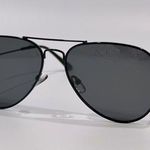 New Black Aviator Unisex Sunglasses Photo 0