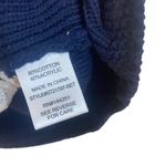 Sincerely Jules Navy and White Button Down Sweater Vest medium Blue Photo 3