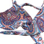 Show Me Your Mumu Mermaid Paisley Wrap Bikini Top Women's Size Medium M Photo 2