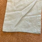 Eileen Fisher Linen Wide Leg Crop Pants Drawstring Waist Mint Green Size XS Photo 2