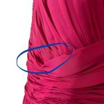 Amanda Wakeley Deep V Long Maxi Dress Pink Gown Women’s Size L Flawed Size L Photo 10