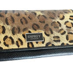 Osprey London Leopard Print Women’s Wallet Brown Black Brown Photo 0