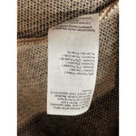 River Island  Tan Black Colorblock Knit Long Sleeve Turtleneck Sweater Top Size S Photo 4