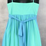City Studio Womens Dress Small Beaded Empire Waist Asymmetrical Y2K Prom Fairy Blue Photo 4