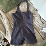 Amazon Grey halter workout bodysuit romper Photo 1
