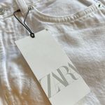ZARA NWT  DENIM HIGH WAISTED SHORTS WHITE BLOGGERS FAV Photo 7