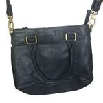 Great American Leatherworks Crossbody Blue Handbag Women Leather Shoulder Bag Photo 6