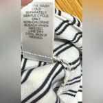 Est. 1946 Women SM. CATO ‘’, Black and White Striped pull on Pants. Straight leg Photo 5