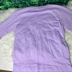 Isaac Mizrahi “Fabulous” long sleeve graphic purple sweatshirt / top S Photo 2