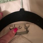 JouJou Light Pink Vegan Leather Jacket Size Large embroidered flowers Saks XL Photo 6