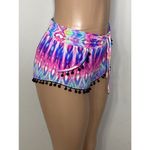 PilyQ New.  multicolored Pom Pom shorts. XS/S. Normally $72 Photo 3