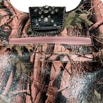 Montana West  Leather Studded Bling Buckle Top Handle Zip Handbag Stylish Camo Photo 11