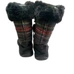 Coach  Jennie Plaid Y2K Vintage Snow Boots size 10 Photo 2