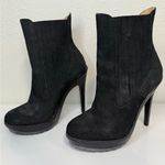 BCBGMAXAZRIA  Virginia black suede high heel ankle boots, size 8 Photo 3