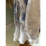 Caroline Constas Blue and White Patterned Dress 4 Milk Maid Linen Photo 4