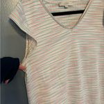 Loft Subtle Striped Casual Flutter Sleeve Dress Photo 1