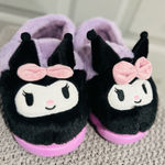 Sanrio New  KUROMI size 6 BLACK PURPLE COLOR SO SOFT Photo 0