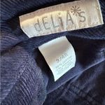 Delia's  women's size 3/4 corduroy blue straight leg pants Photo 3