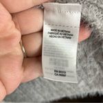 Lucky Brand cable knit v-neck eyelash sweater gray womens size large winter cozy Photo 6