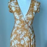 Clayton Yellow wrap dress Photo 1