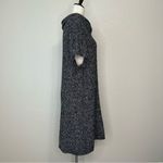 Style & Co  Gray Tweed Knit Short Sleeves Sweater Dress Photo 5