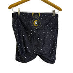 Yoga Democracy Movement Shorts XL Black Fortune Teller Stars Workout Gym Train Photo 4