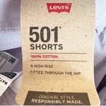 Levi's Levi’s 501 Lavender Purple High Rise Raw Hem Button Fly Jean Shorts Size 32 NEW Photo 6