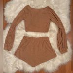 Cozy Matching Tan Lounge Set, Size M Size M Photo 6