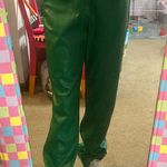 Nasty Gal Faux Leather Tailored Straight Leg Pants Photo 3