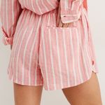 Aerie Linen Blend High Waisted Shorts Photo 1