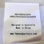 Fame & Partners Aubrieta One Shoulder Ruffle Midi Dress Briar Rose Floral Size 6 White Photo 10