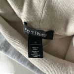 White House | Black Market Turtleneck Sweater Tunic Size M Colorblock Dolman Gray Photo 5