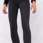 Acne Studios Climb Skinny Jeans Used Black Women’s Size 30 Raw Hem Faded Look Photo 0