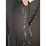 Gerard Darel  Womens Black Semi Sheer Long-Sleeve Blouse Shirt Top Size 36 Silk Photo 5