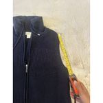 cj banks  Size X Black Sleeveless Sweater Vest Full Front Zipper‎ Photo 4