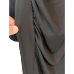 Cider Body Con Dress Womens Size L Black Ribbed Long Sleeve Round Neck Midi NEW Photo 7