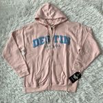 New Pacific & Co. hoodie Unisex Destin Florida zip up in pink size Large Blue Photo 2