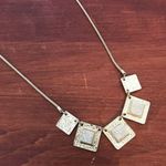 Apt. 9 Necklace by  Triple Druzy Stone on Five Pendants Necklace in Gold NEW Photo 0