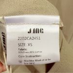 J.ING Jing Beige Linen & Cotton Midi Skirt Size XS NWT Tan Photo 8